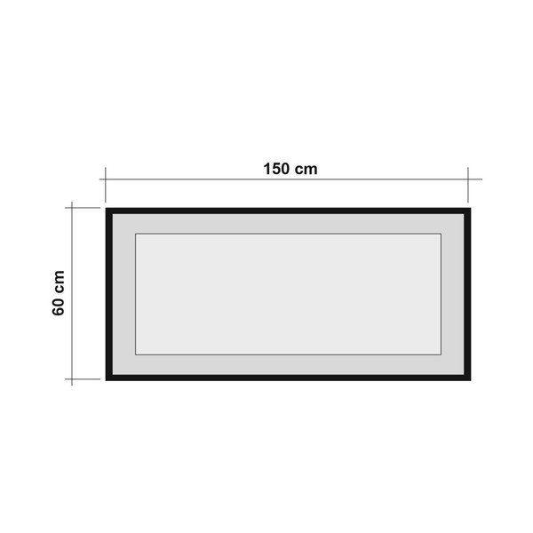 Specchio da parete Simply, 150 x 60 cm - Wallity-image-1