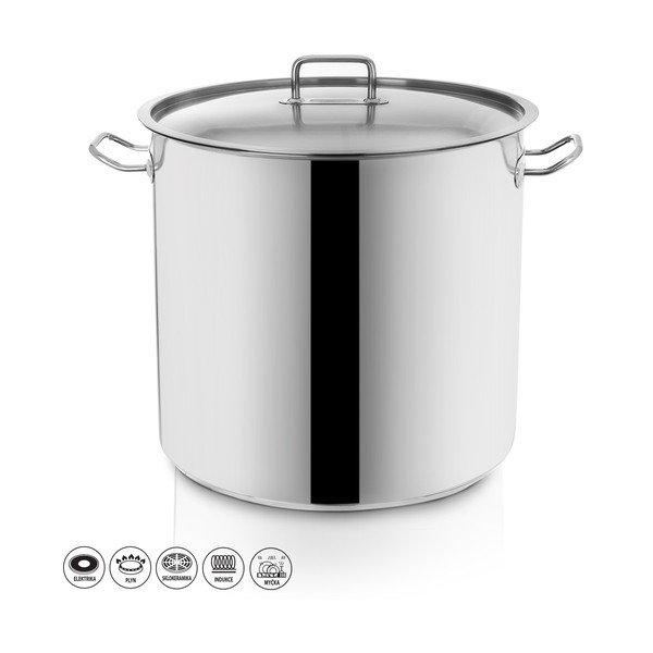 Pentola per conserve in acciaio inox con coperchio incluso 22 l Stock – Orion-image-3