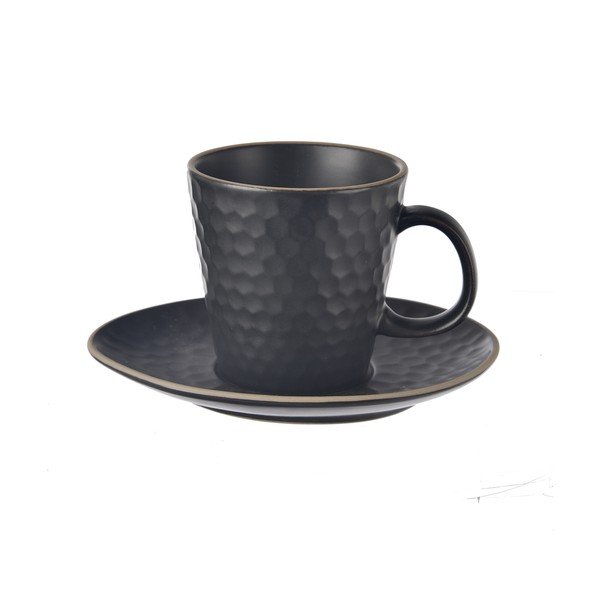 Tazzina per cappuccino nera in ceramica 250 ml Tea Time – Orion