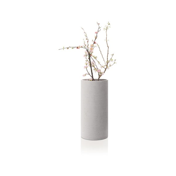 Vaso grigio chiaro Bouquet, altezza 29 cm - Blomus