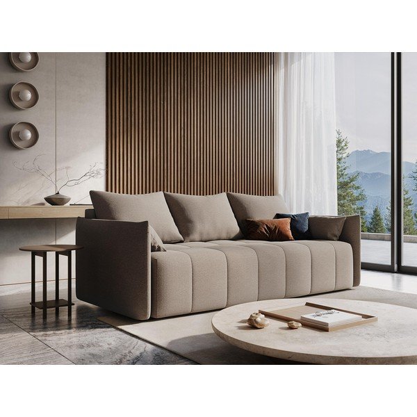 Divano angolare blu allungabile/con contenitore (a U) Moku – Makamii-image-1