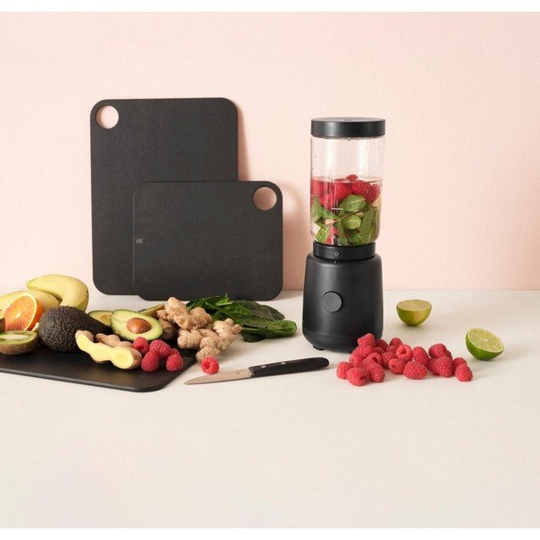 Mixer frullatore da tavolo nero in plastica Foodie – RIG-TIG-image-1