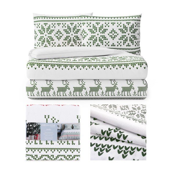 Biancheria da letto in flanella per letto matrimoniale, 200 x 200 cm Snuggy Hollie - AmeliaHome-image-2