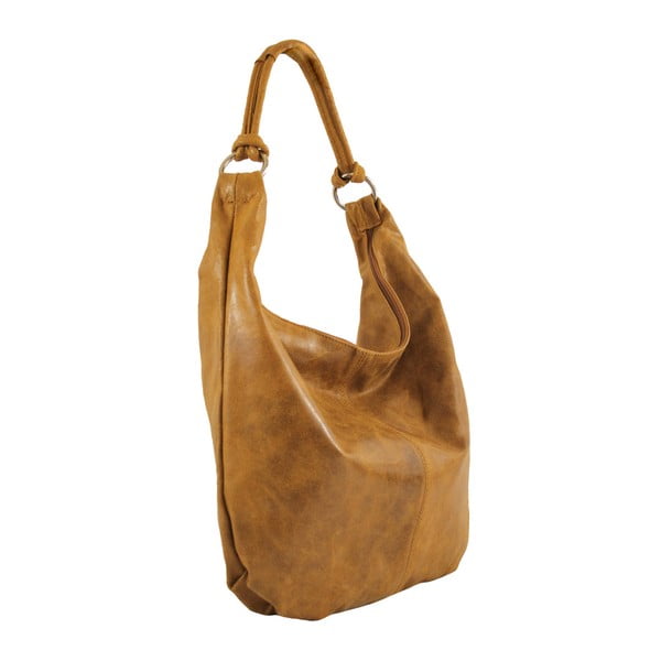 Borsa Francisca in pelle marrone cognac - Chicca Borse-image-1