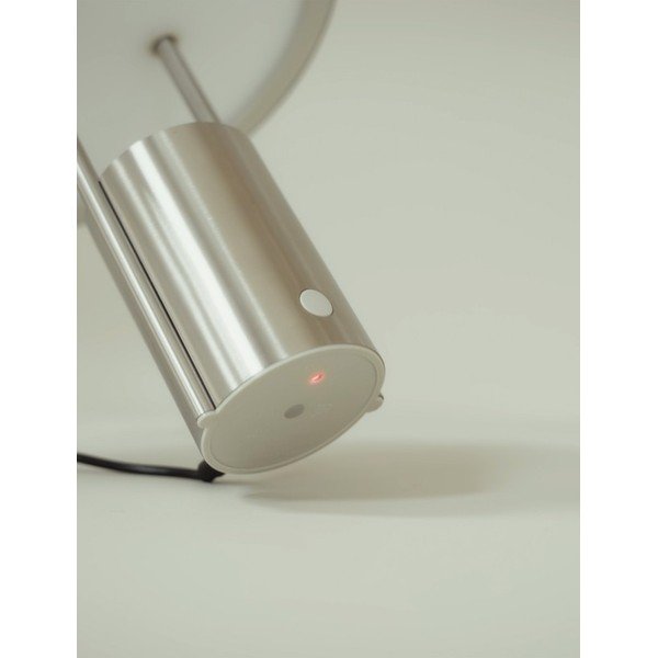 Lampada da tavolo LED argentata in acciaio inox con intensità regolabile (altezza totale 25 cm) Pier – Stelton-image-4