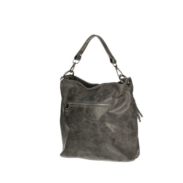 Borsa Pendella in pelle grigia - Chicca Borse-image-1