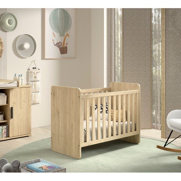 Lettino di colore naturale 60x120 cm Sam – Vipack-image-1