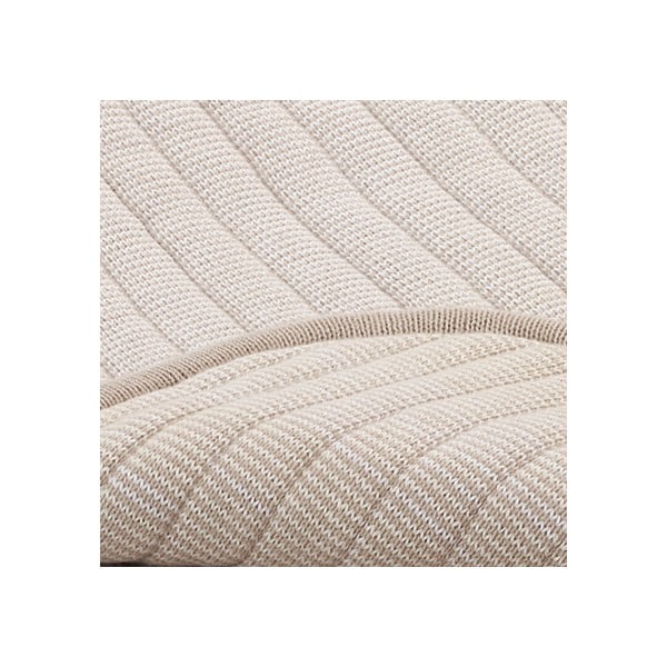 Coperta di cotone beige per cani 90x120 cm Onda Greige L - MiaCara-image-4