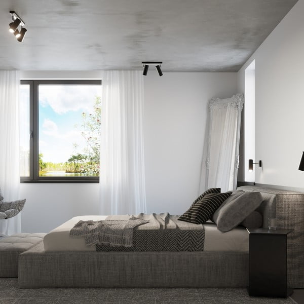 Lampada da parete nera Mira - Sollux-image-4