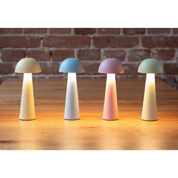 Lampada da tavolo LED rosa (altezza totale 16,5 cm) Mini LED Dome – Leitmotiv-image-1