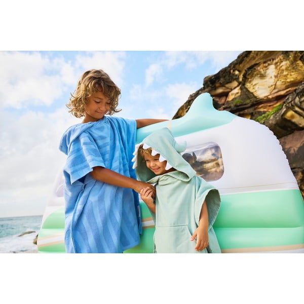 Asciugamano per neonato in cotone verde con cappuccio 62x63 cm Monster - Sunnylife-image-2