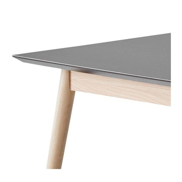 Tavolo da pranzo pieghevole in colore antracite-naturale 90x165 cm Meza - Hammel Furniture-image-4