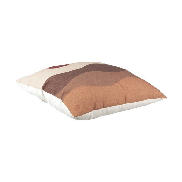 Cuscino in cotone marrone e beige Sand Sunset, 45 x 45 cm - PT LIVING-image-3