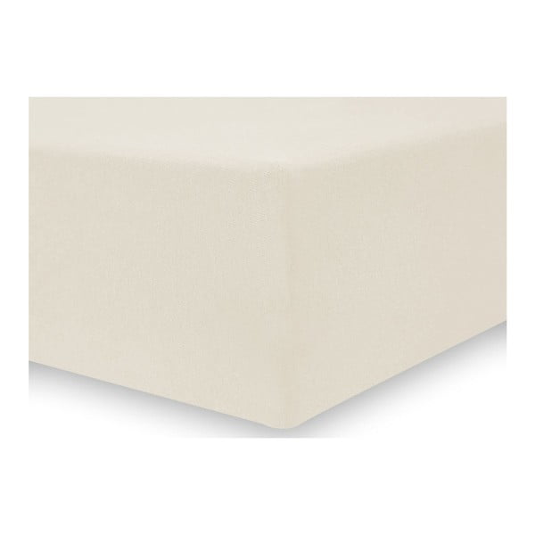 Lenzuolo elastico crema , 220/240 x 220 cm Nephrite - DecoKing-image-1