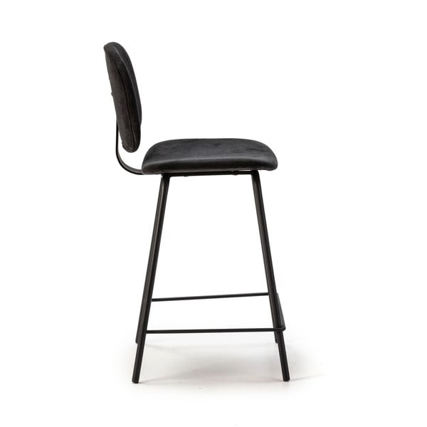 Set di sgabelli da bar neri 2 pz (altezza seduta 66 cm) Arus - Marckeric-image-4