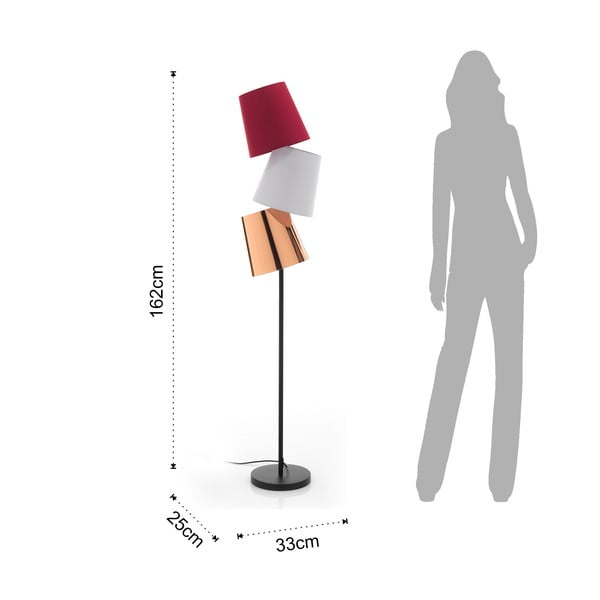 Lampada da terra 162 cm Jumble - Tomasucci-image-3