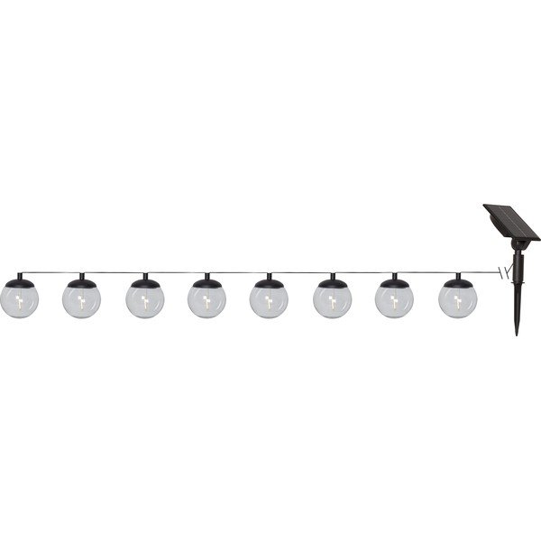 Catena luminosa con alimentazione a pannelli solari numero lampadine 8 pz lunghezza totale 210 cm Globe – Star Trading-image-4