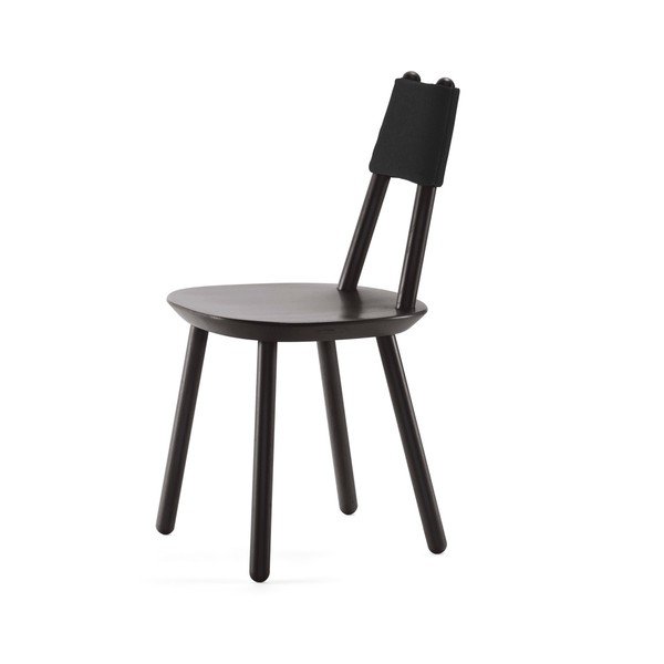 Sedia in legno massiccio nero Naïve - EMKO-image-3