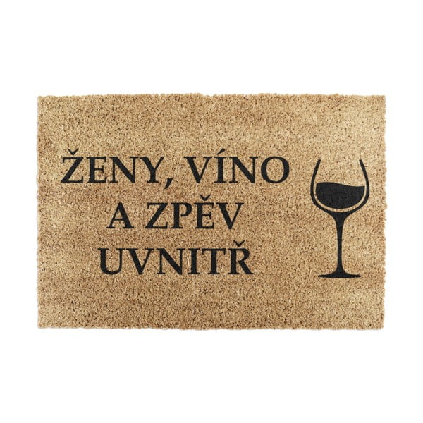 Zerbino in cocco 40x60 cm Víno - Artsy Doormats