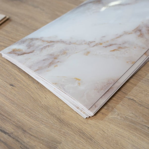 Set di 6 adesivi murali 60x30 cm Calacatta Vagli - SP TREND-image-1