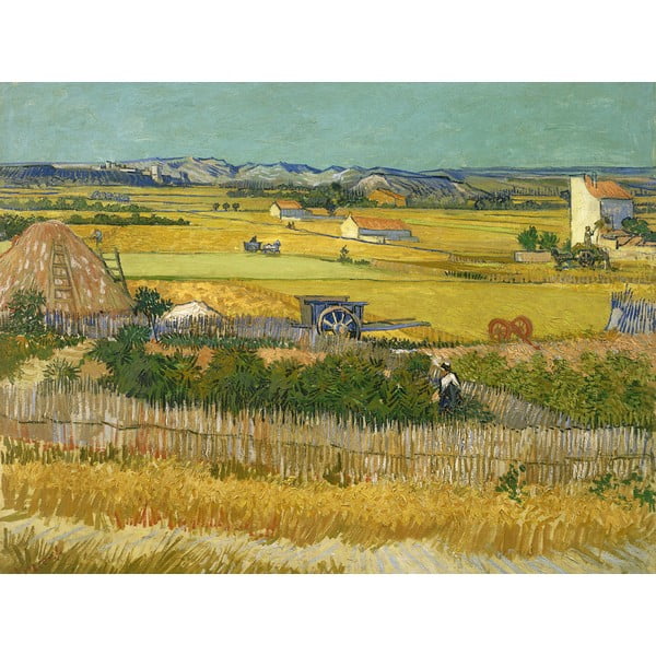 Dipinto - riproduzione 40x30 cm The Harvest, Vincent van Gogh - Fedkolor