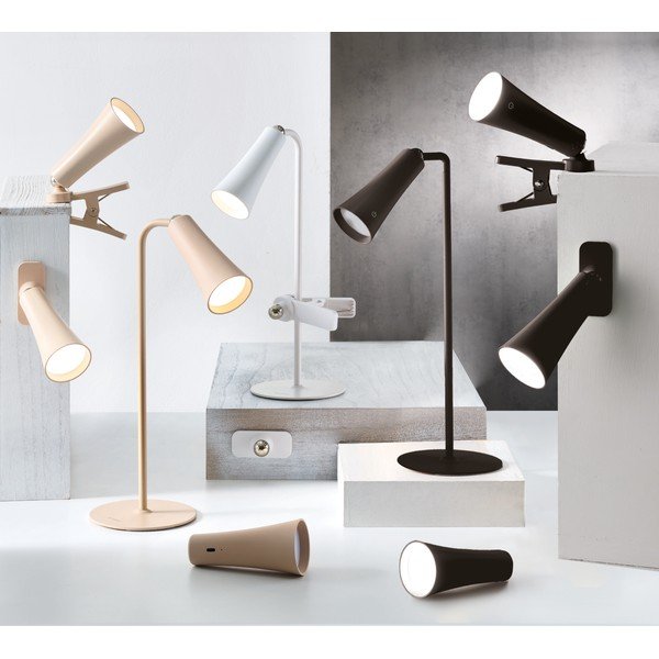 Lampada da tavolo LED nera (altezza totale 47,5 cm) 4in1 – Brandani-image-1