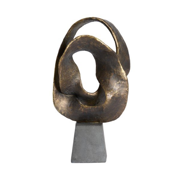 Statuetta in poliresina (altezza totale 47 cm) Isolde – Light & Living-image-1