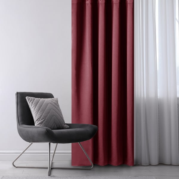 Tenda parzialmente oscurante burgundy 140x245 cm Kierra – Restilo-image-1