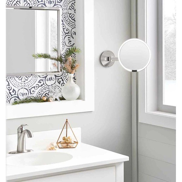 Specchio per make-up con illuminazione/con ingrandimento (10x) ø 12 cm Travel – simplehuman-image-4