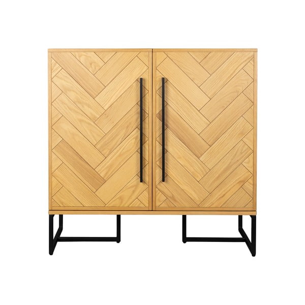 Mobile da vino in rovere per 24 bottiglie, 100x100 cm Class - Dutchbone