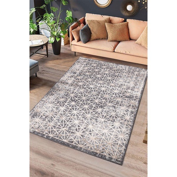 Tappeto grigio 80x150 cm Paula - Universal-image-1