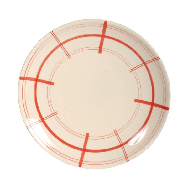 Antic Line Piatto rotondo in ceramica Sharp, ⌀ 26 cm - Antic Line
