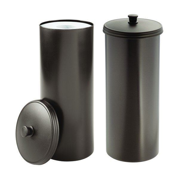 Distributore di carta igienica in bronzo, altezza 39 cm Kent - iDesign-image-2