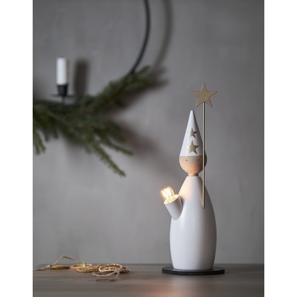 Decorazione luminosa bianca con motivo natalizio ø 12 cm Lucia Classic - Star Trading-image-2