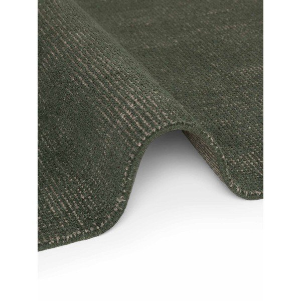 Tappeto rotondo verde scuro in lana tessuto a mano ø 200 cm Greenwich – Ted Baker-image-3