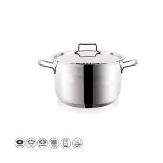 Casseruola in acciaio inox con coperchio Anett, 3 l - Orion