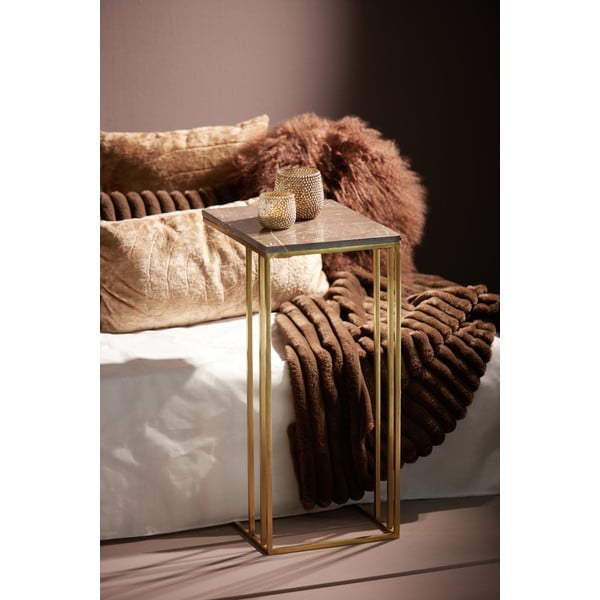 Coperta marrone in micropile 130x170 cm Vajen - Light & Living-image-2