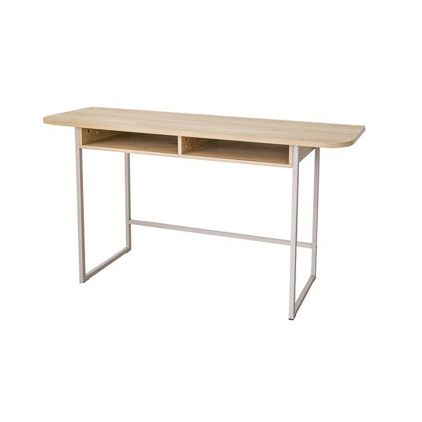 Tavolo consolle di colore naturale con effetto rovere 40x140 cm Darlington – Actona-image-2