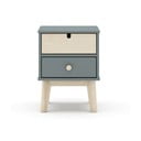 Comodino per bambini verde polveroso Estefania – Marckeric