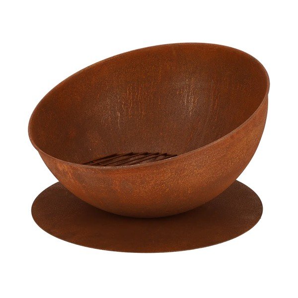 Caminetto con decoro arrugginito Moon - Esschert Design