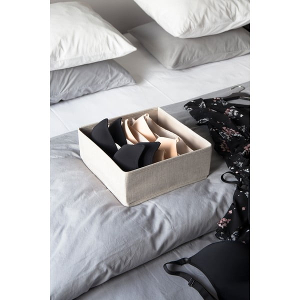 Organizzatore per cassetti beige con scomparti Cassetto, 29 x 11 cm - Bigso Box of Sweden-image-1