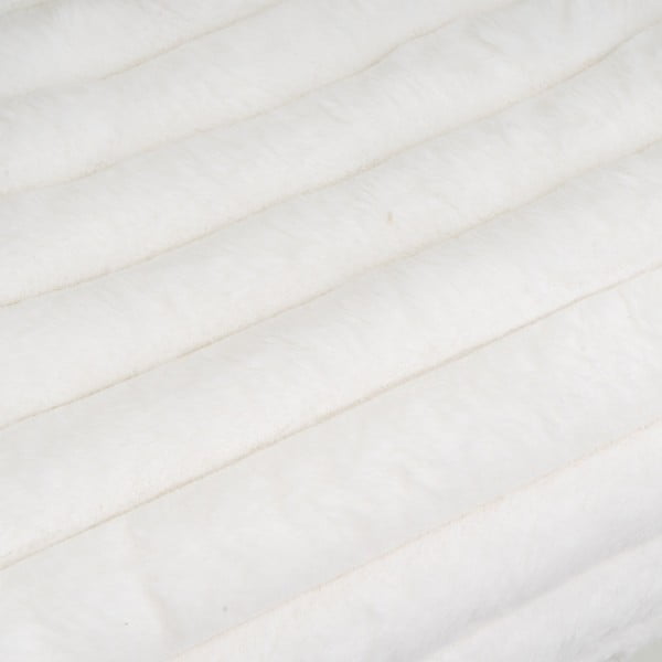 Coperta bianca in micropile 130x160 cm Fur Velvet – Casa Selección-image-2