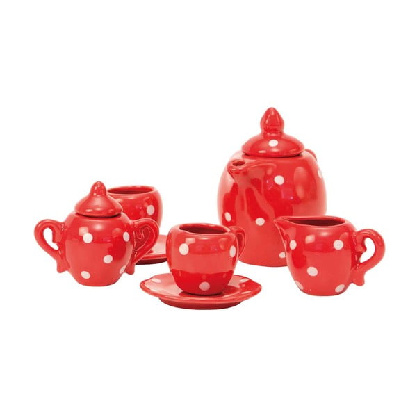 Set da tè in porcellana per la cucina dei bambini La Grande Famille Tea Set - Moulin Roty