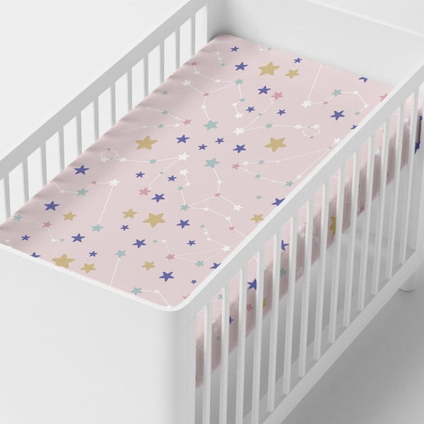 Lenzuolo di cotone per bambini, 120 x 60 cm Moon Dream - Happynois-image-1