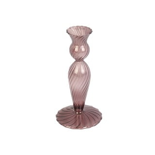Candeliere in vetro marrone, altezza 17 cm Swirl - PT LIVING
