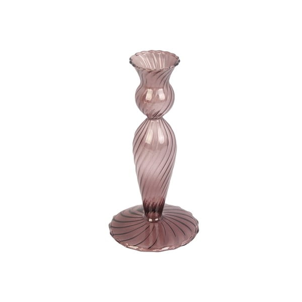 Candeliere in vetro marrone, altezza 17 cm Swirl - PT LIVING