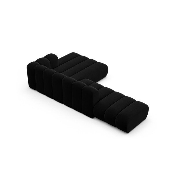 Divano angolare antracite ad angolo destro Lupine - Micadoni Home-image-3