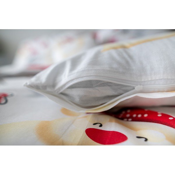 Biancheria da letto natalizia in cotone, 140 x 200 cm Snowman - Cotton House-image-3