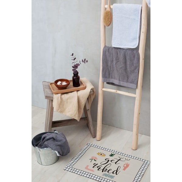Tappetino da bagno bianco-nero 60x40 cm Get-Naked - Little Nice Things-image-1
