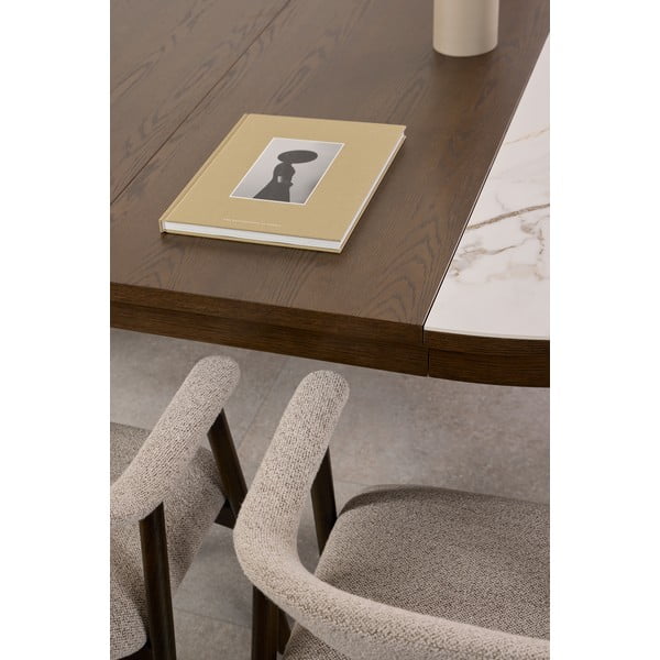 Set di piani d'appoggio aggiuntivi per tavoli da pranzo con effetto rovere 2 pz 50x120 cm Southampton – Actona-image-1